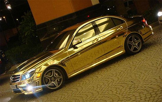 10 Luxurious Gold Plated Cars